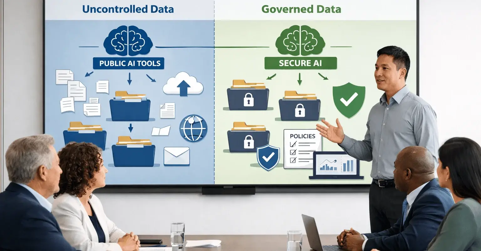 Controlling Data upload to AI is achievable