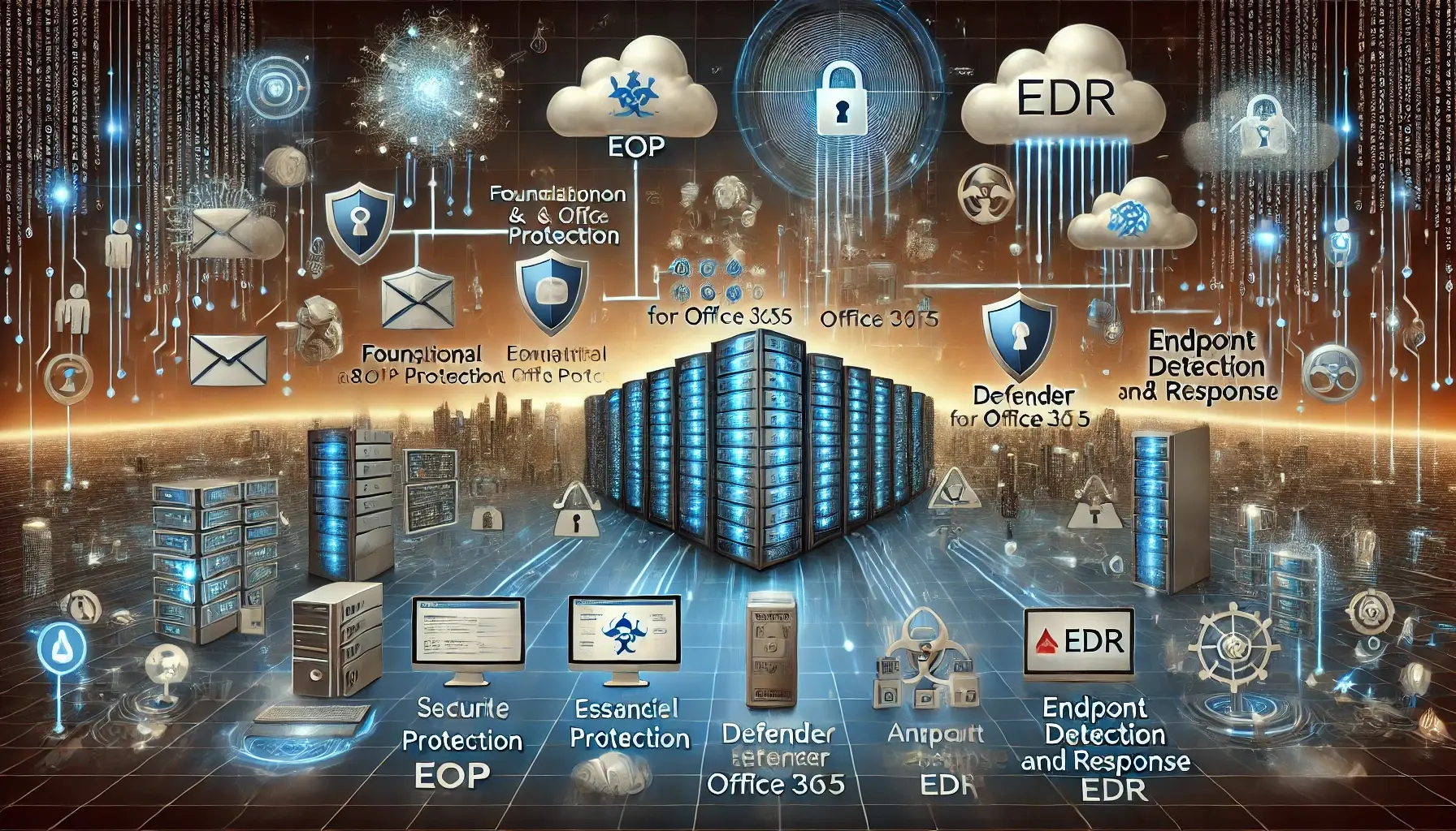 email security layers from basic EOP to advanced threat protection and endpoint security